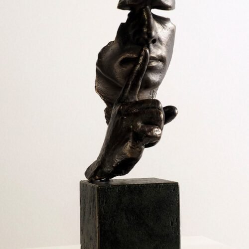 Calme et le silence bronze